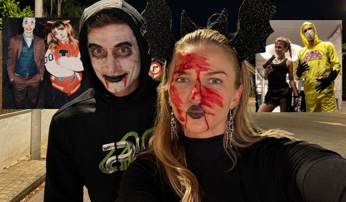 Halloween. Przebrania Anny i Roberta Lewandowskich