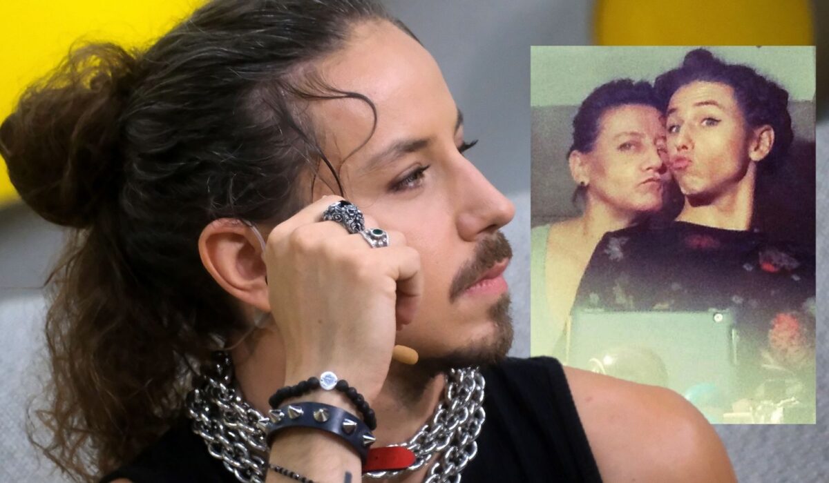 Michał Szpak z mamą Grażyną