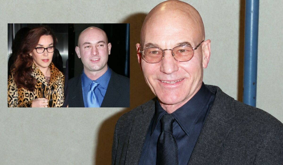 Patrick Stewart z dziećmi – synem Danielem i córką Alexandrą