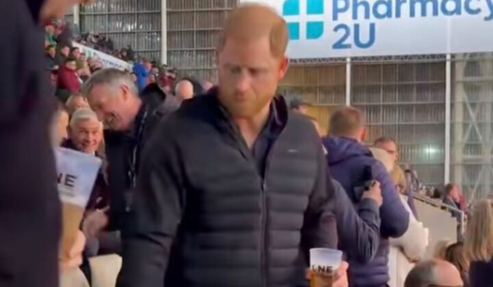 Książę Harry wygwizdany na meczu