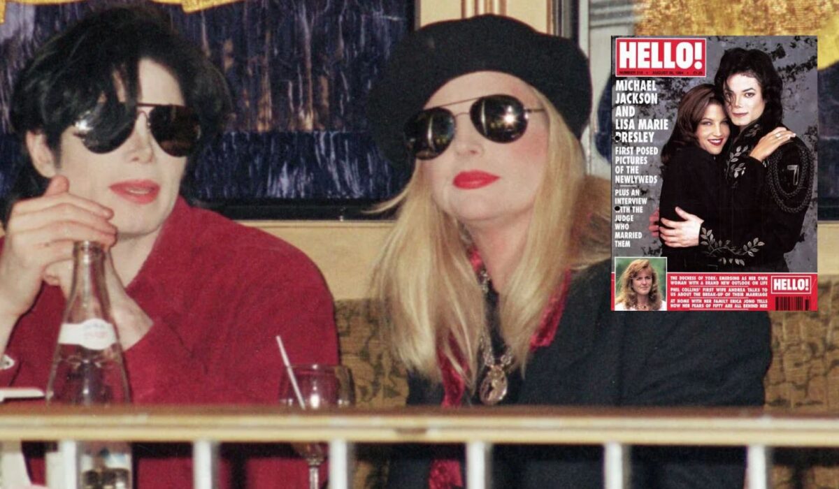 Michael Jackson i Lisa Marie Presley w 1996 roku