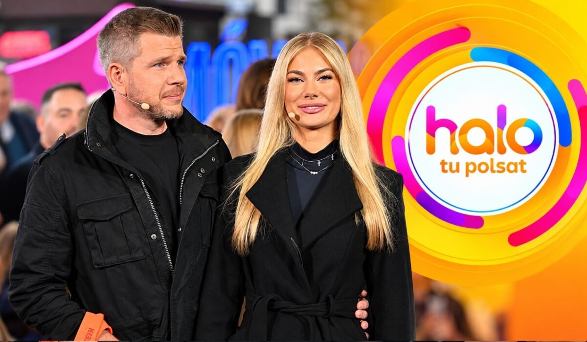 Filip Chajzer z żoną Bianką / logo Halo tu Polsat