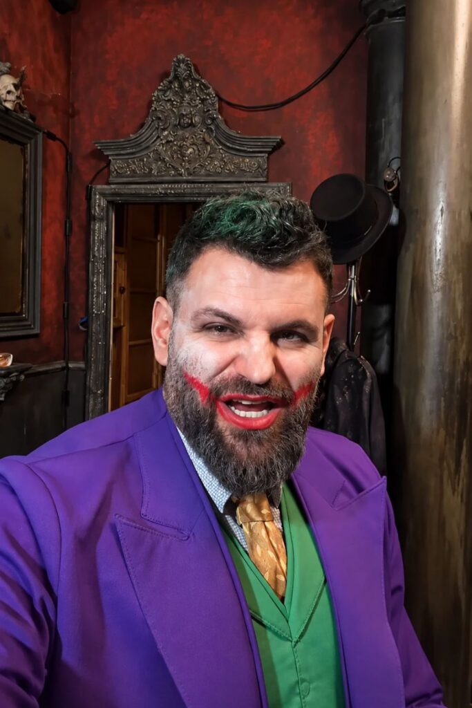 Wojtek Gola jako Joker na Halloween 2026
