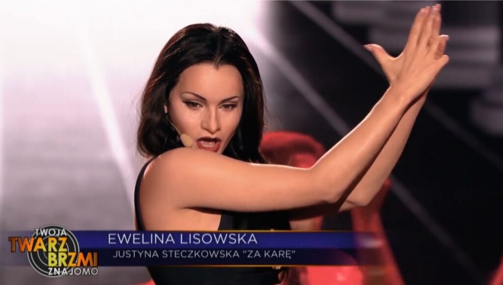 Ewelina Lisowska jako Justyna Steczkowska
