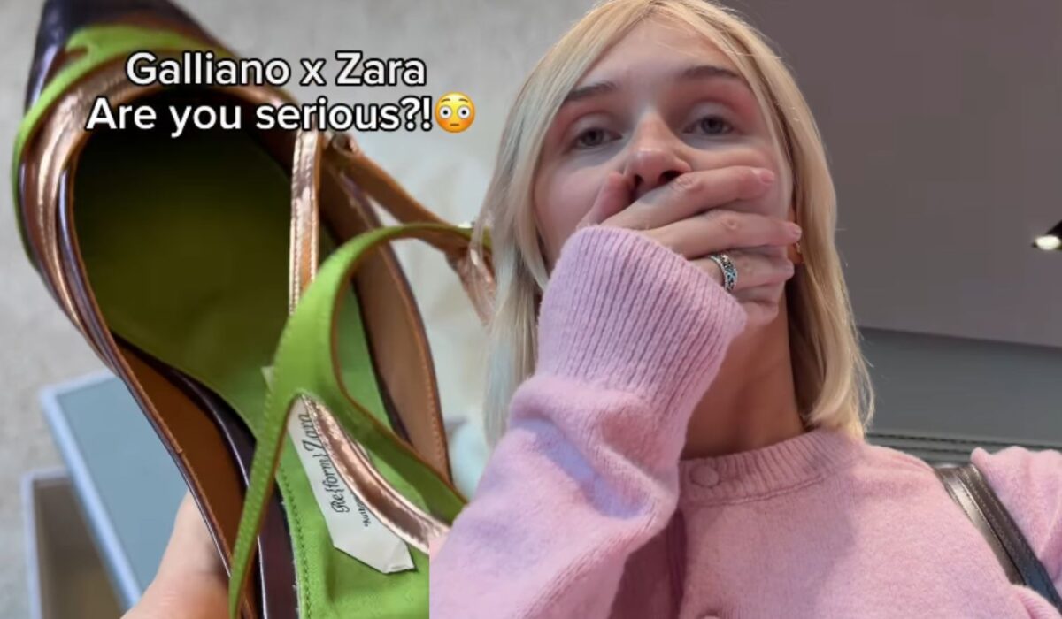 Jakość Galliano x Zara pozostawia wiele do życzenia