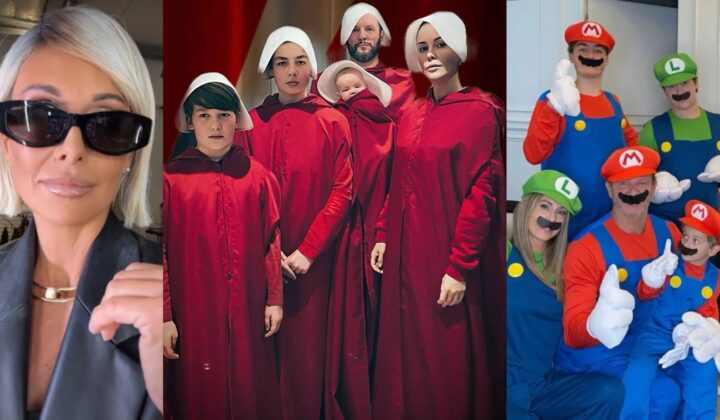 Stroje halloweenowe rodziny Rozenek-Majdan