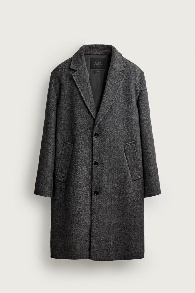Płaszcz typu granpa coat Zara, cena 359 zł