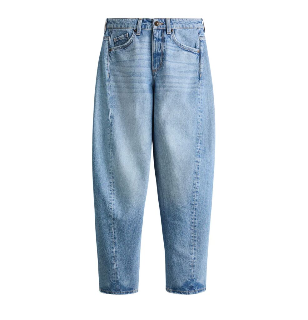 Jeansy barrel H&M, cena 149 zł
