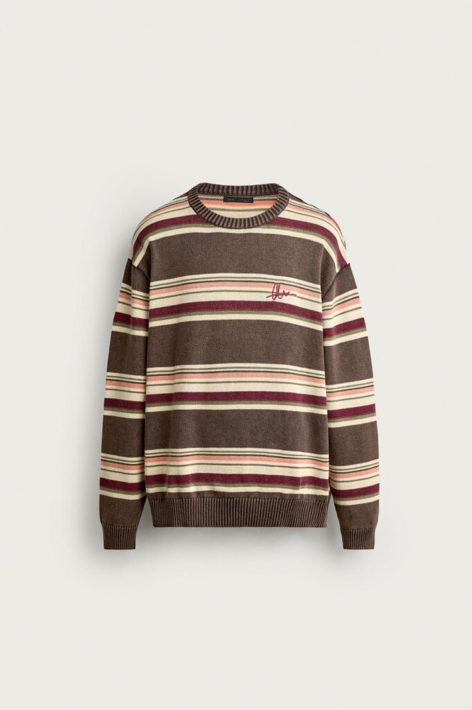 Sweter w paski Zara, cena 129 zł