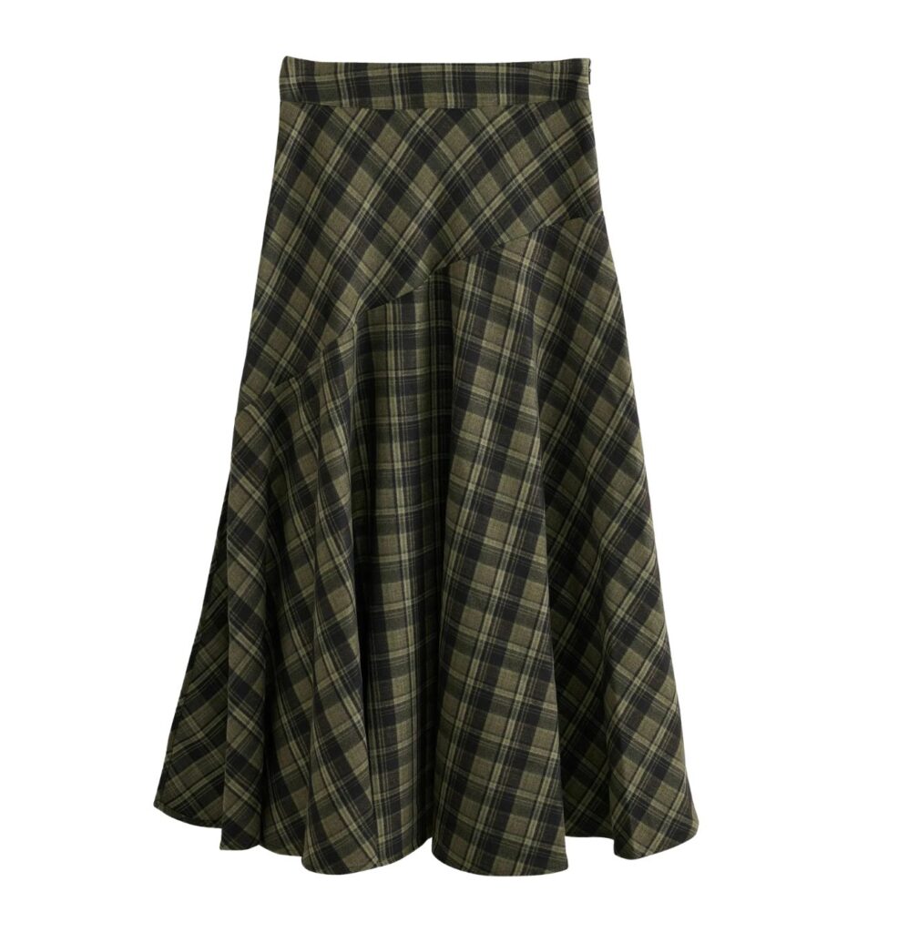 Spódnica maxi w kratę Zalando, cena 307 zł