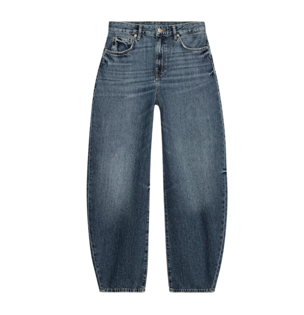 Jeansy barrel Zara, cena 179 zł
